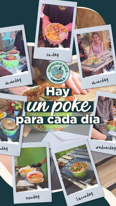 * 🌺 Lunes de Mango
* 🥑 Martes de Aguacate
* 🐟 Miércoles de Salmón
* 🍍 Jueves de Piña
* 🍤 Viernes de Langostinos
* 🍣 Sábado de Atún Rojo
* 🫛 Domingo de Ed…